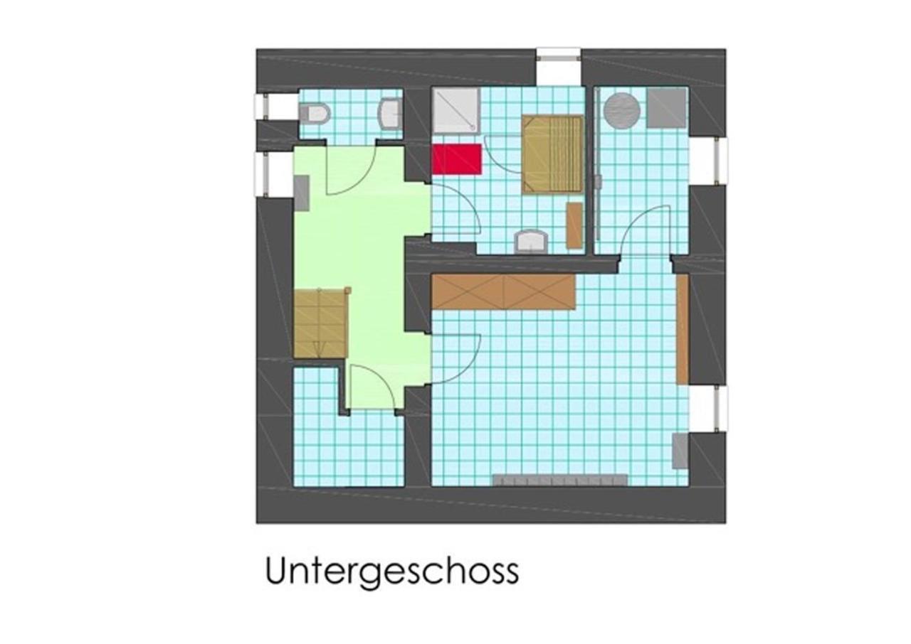 Villa Schnuck - Das Rote Ferienhaus 바트 가슈타인 외부 사진