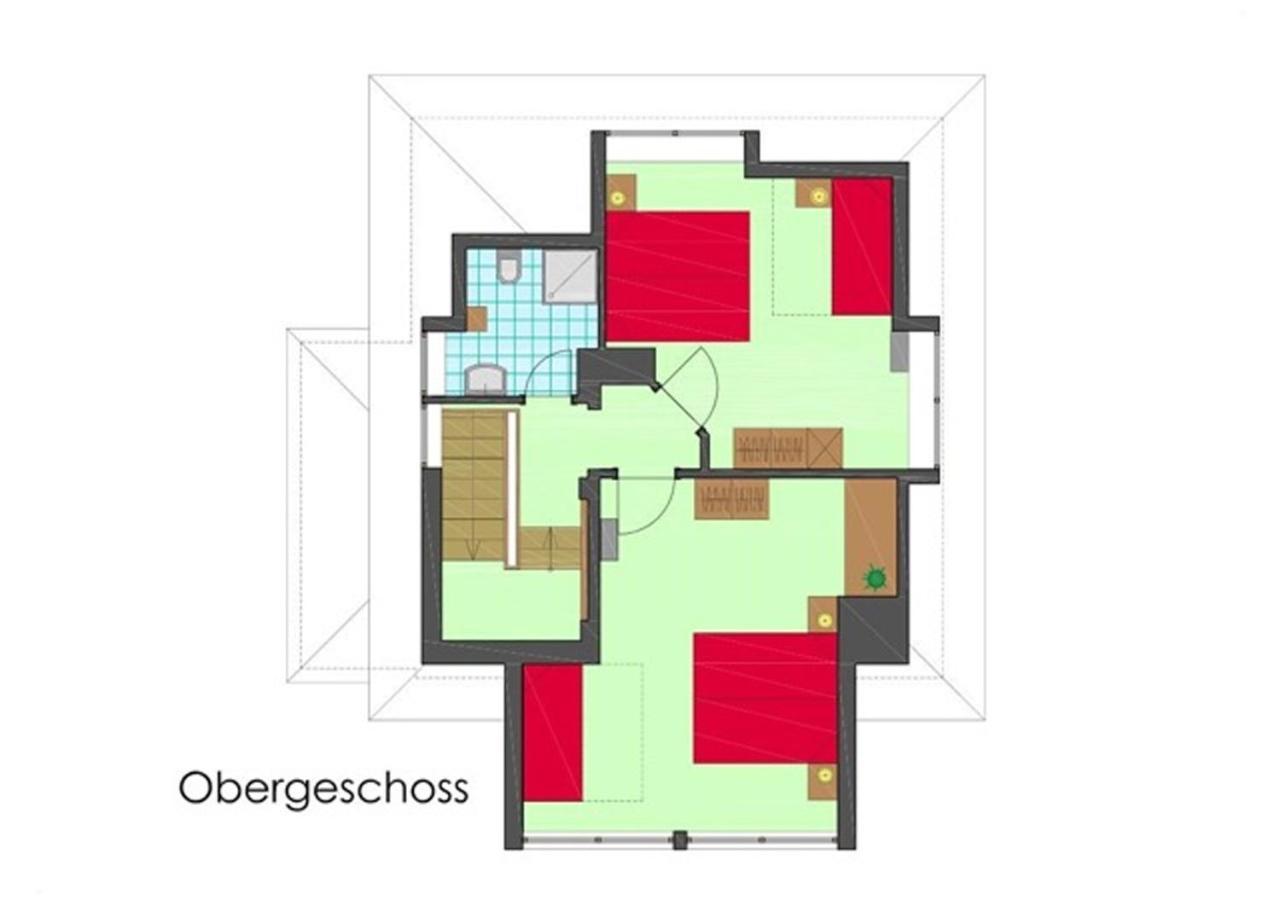 Villa Schnuck - Das Rote Ferienhaus 바트 가슈타인 외부 사진